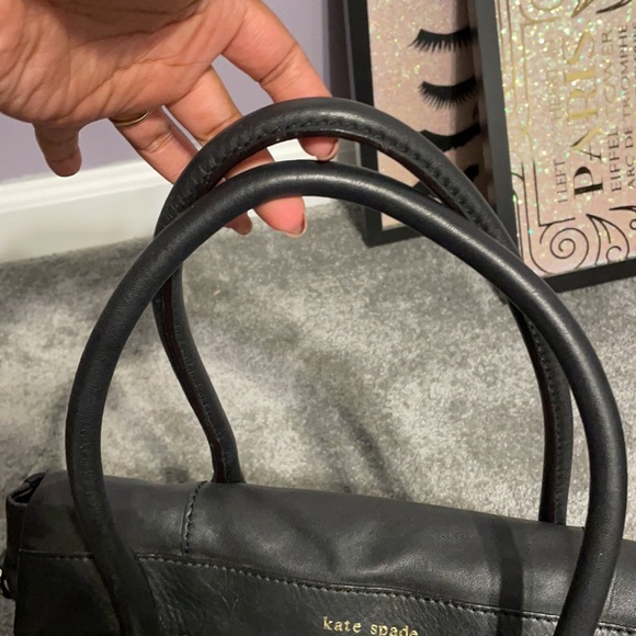 Black Medium Kate Spade Foldover Handbag - Picture 4 of 4